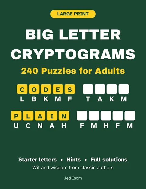 Cover of Big Letter Cryptograms