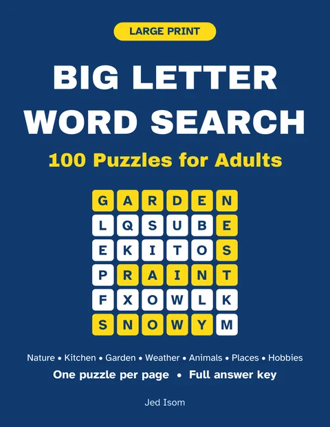 Cover of Big Letter Word Search
